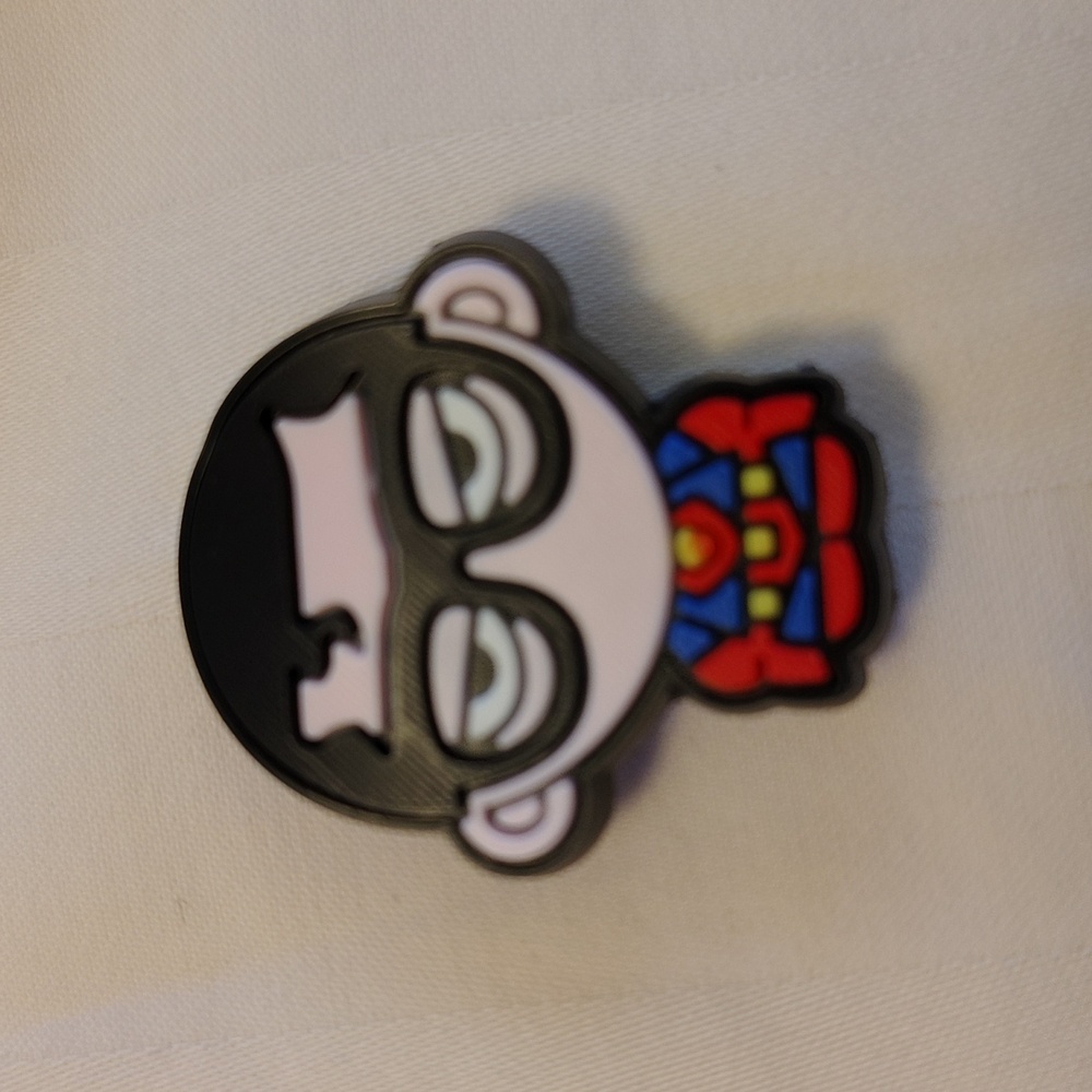 Clark Kent/Superman Croc Charm